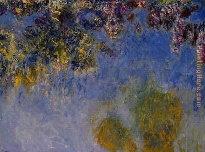 Wisteria 2 painting - Claude Monet Wisteria 2 art painting